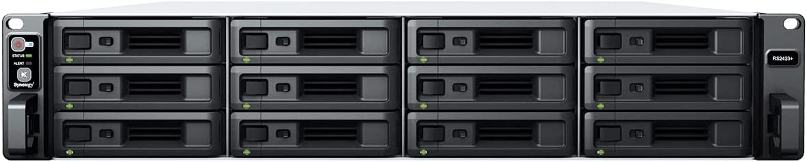 Synology RS2423+ 12-BAY RackStation with 16GB RAM and 144TB (12 x 12TB) of Synology Enterprise Drives