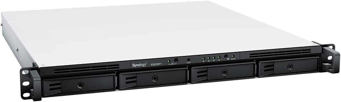 RS822RP+ 4-Bay RackStation with 8GB RAM, 800GB of Cache and 16TB (4 x 4TB) HAT5300 Synology Enterprise Drives Fully Assembled and Tested