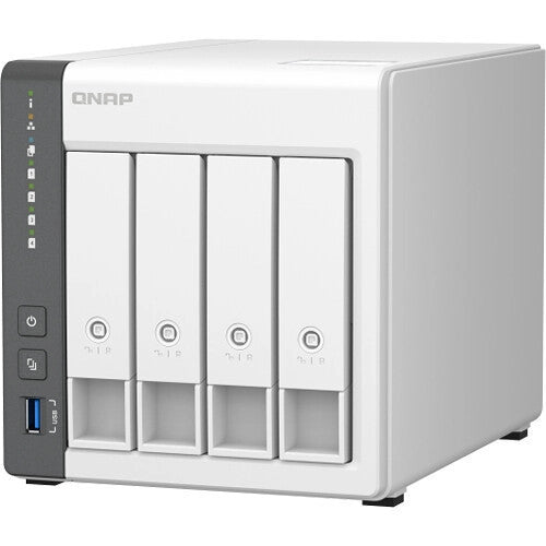 QNAP TS-433 4-BAY NAS with 4GB DDR4 RAM and 40TB (4x10TB) Western Digital RED PLUS Drives Fully Assembled and Tested