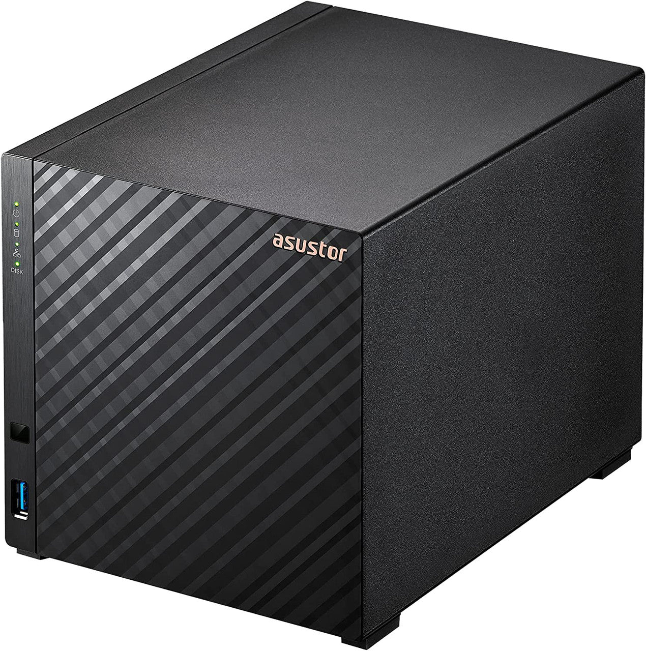 Asustor AS1104T 4-Bay Drivestor 4 NAS with 1GB RAM and 12TB (4x3TB) Seagate Ironwolf NAS Drives