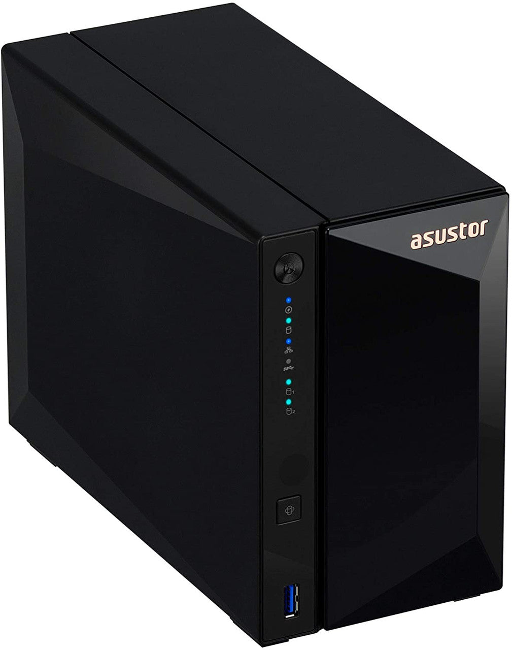 Asustor AS3302T 2-Bay Drivestor 2 PRO NAS with 2GB RAM and 12TB (2x6TB) Seagate Ironwolf PRO Drives Fully Assembled and Tested