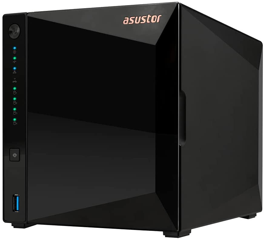 Asustor Drivestor 4 Pro AS3304T 4-Bay NAS with 2GB RAM and 16TB (4 x 4TB) of Seagate Ironwolf NAS Drives Fully Assembled and Tested