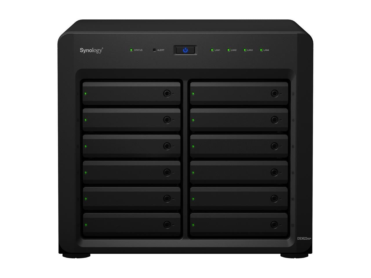 DS3622xs+ 12-BAY DiskStation with 16GB RAM and 96TB (12 x 8TB) of HAT5300 Synology Enterprise Drives