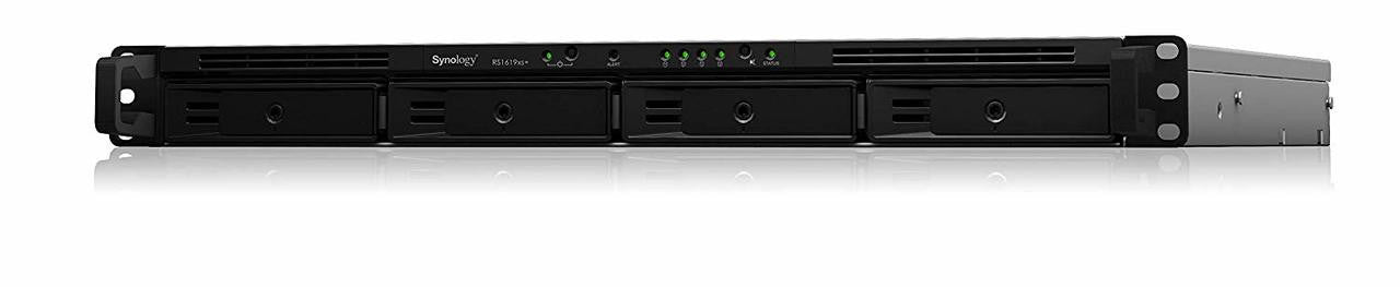 RS1619xs+ 4-BAY RackStation with 64GB RAM and 64TB (4 x 16TB) of HAT5300 Synology Enterprise Drives