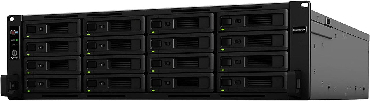 RS2821RP+ 16-BAY RackStation with 8GB RAM and 256TB (16 x 16TB) of Synology Enterprise Drives