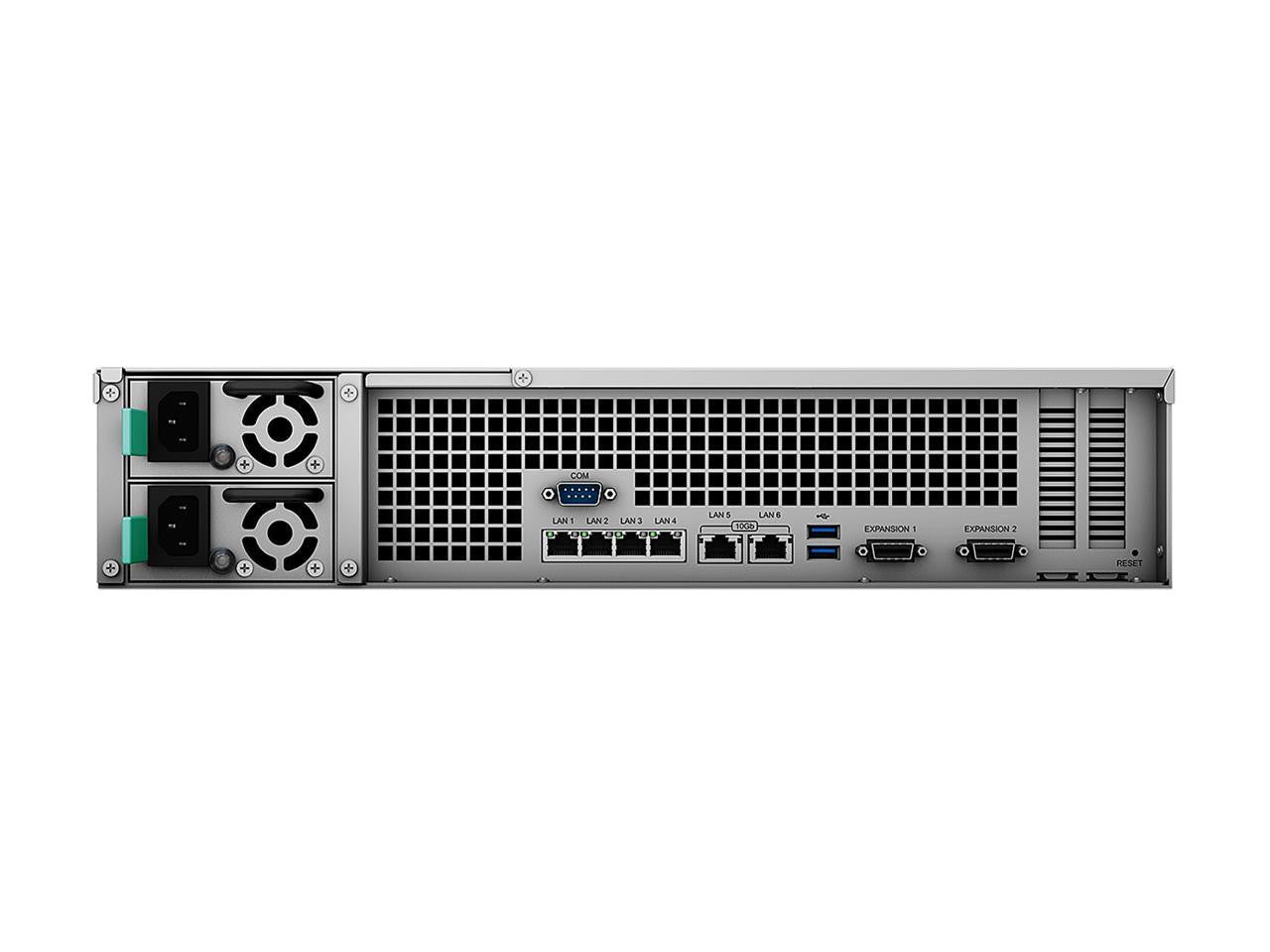 RS3621xs+ 12-BAY RackStation with 8GB RAM and 11.52TB (12 x 960GB) of Synology Enterprise Solid State Drives