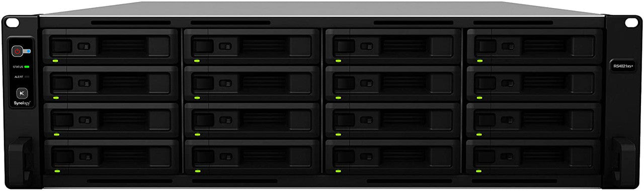 Synology RS4021xs+ 16-BAY RackStation with 32GB RAM, M2D20 with 800GB (2x400GB) Synology CACHE, and 192TB (16 x 12TB) of Synology Enterprise Drives Fully Assembled and Tested