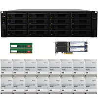 Thumbnail for Synology RS4021xs+ 16-BAY RackStation with 32GB RAM, M2D20 with 800GB (2x400GB) Synology CACHE, and 64TB (16 x 4TB) of Synology Enterprise Drives Fully Assembled and Tested