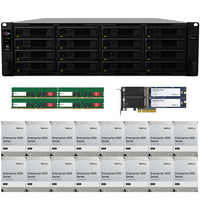 Thumbnail for Synology RS4021xs+ 16-BAY RackStation with 64GB RAM, M2D20 with 800GB (2x400GB) Synology CACHE, and 288TB (16 x 18TB) of Synology Enterprise Drives Fully Assembled and Tested