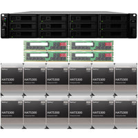 Thumbnail for Synology SA3400 12-BAY Enterprise RackStation with 128GB RAM and 144TB (12 x 12TB) Synology HAT5300 Enterprise SATA Drives Fully Assembled and Tested