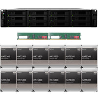 Thumbnail for Synology SA3400 12-BAY Enterprise RackStation with 32GB RAM and 144TB (12 x 12TB) Synology HAT5300 Enterprise SATA Drives Fully Assembled and Tested