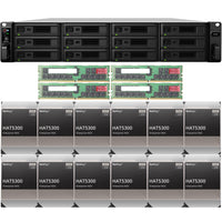 Thumbnail for Synology SA3600 12-BAY Enterprise RackStation with 128GB RAM and 144TB (12 x 12TB) Synology HAT5300 Enterprise SATA Drives Fully Assembled and Tested