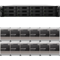 Thumbnail for Synology SA3600 12-BAY Enterprise RackStation with 16GB RAM and 192TB (12 x 16TB) Synology HAT5300 Enterprise SATA Drives Fully Assembled and Tested
