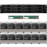 Thumbnail for Synology SA3600 12-BAY Enterprise RackStation with 32GB RAM and 96TB (12 x 8TB) Synology HAS5300 Enterprise SAS Drives Fully Assembled and Tested