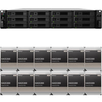 Thumbnail for Synology SA3600 12-BAY Enterprise RackStation with 16GB RAM and 192TB (12 x 16TB) Synology HAS5300 Enterprise SAS Drives Fully Assembled and Tested