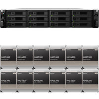 Thumbnail for Synology SA3600 12-BAY Enterprise RackStation with 16GB RAM and 192TB (12 x 16TB) Synology HAS5300 Enterprise SAS Drives Fully Assembled and Tested