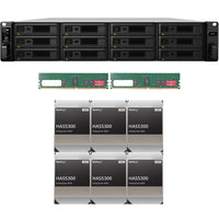 Thumbnail for Synology SA3600 12-BAY Enterprise RackStation with 32GB RAM and 48TB (6 x 8TB) Synology HAS5300 Enterprise SAS Drives Fully Assembled and Tested