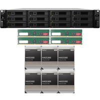 Thumbnail for Synology SA3600 12-BAY Enterprise RackStation with 64GB RAM and 48TB (6 x 8TB) Synology HAS5300 Enterprise SAS Drives Fully Assembled and Tested