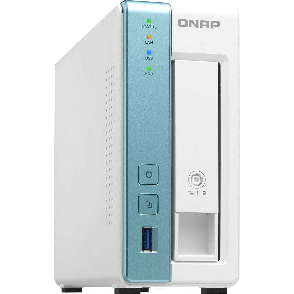 QNAP TS-131K 1-Bay Home NAS with a 2TB Western Digital Red Plus Drive Fully Assembled and Tested