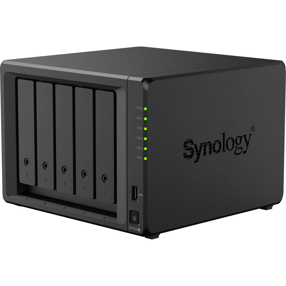 Synology DS1525+ 5-BAY DiskStation with Synology RAM, Synology Plus NAS Drives, and Synology Cache  (All Configurable)