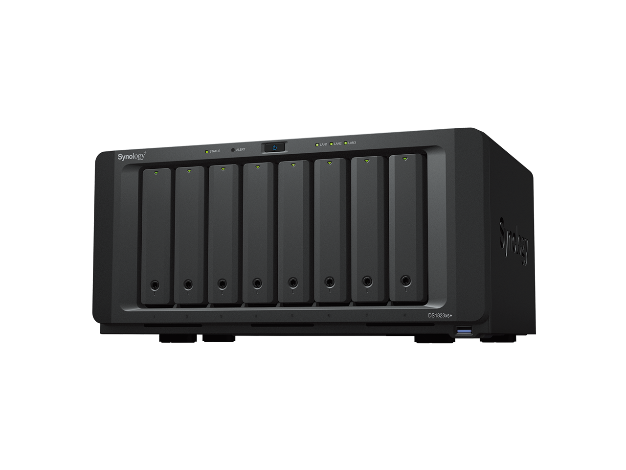Synology DS1823xs+ 8-BAY DiskStation with 2-Port 10GbE SFP+ card, ECC RAM, Synology Plus NAS Drives, and Synology Cache (All Configurable)