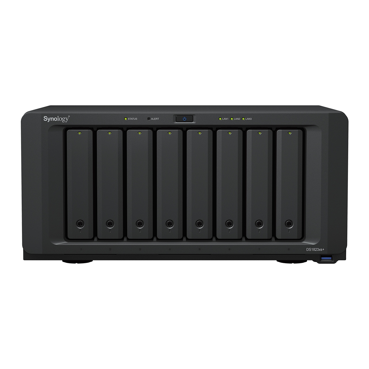 Synology DS1823xs+ 8-BAY DiskStation with 2-Port 10GbE SFP+ card, ECC RAM, Synology Plus NAS Drives, and Synology Cache (All Configurable)