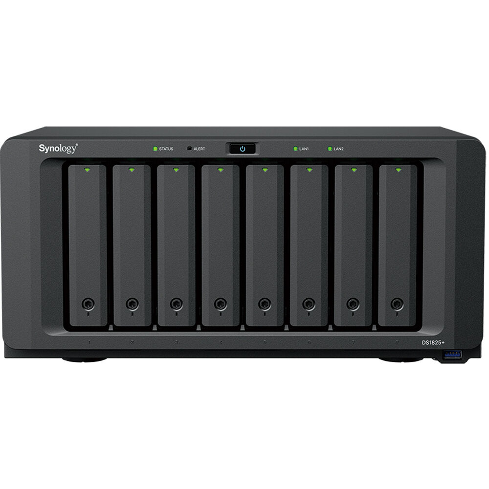 Synology DS1825+ 8-BAY DiskStation with Synology RAM, Synology Plus NAS Drives, and Synology Cache  (All Configurable)