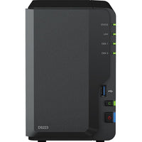 Thumbnail for Synology DS223 2-Bay NAS with 2GB Synology RAM and Synology Enterprise NAS Drives (Configurable)