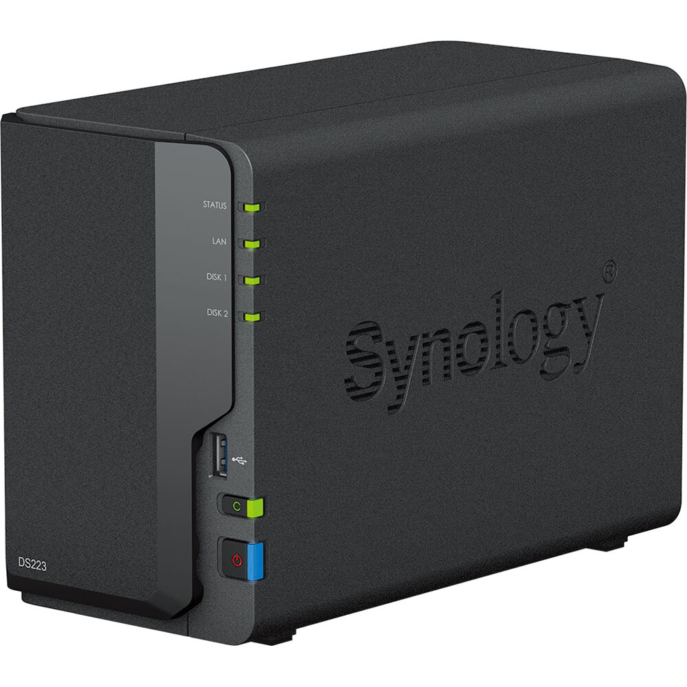 Synology DS223 2-Bay NAS with 2GB Synology RAM and Synology Enterprise NAS Drives (Configurable)