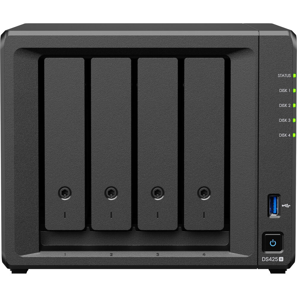 Synology DS425+ Intel 4-Bay NAS with Synology RAM, Synology Plus NAS Drives, and Synology Cache (All Configurable)