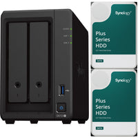 Thumbnail for Synology DS723+ DiskStation with 2GB RAM and 16TB (2 x 8TB) of Synology Plus NAS Drives Fully Assembled and Tested