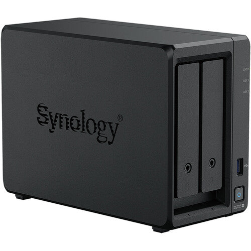 Synology DS725+ Dual-Core 2-Bay NAS with Synology RAM, Synology Plus NAS Drives, and Synology Cache (All Configurable)