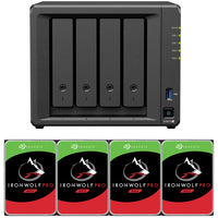 Thumbnail for Synology DS925+ 4-BAY DiskStation with ECC RAM, Seagate Ironwolf Pro NAS Drives, and Synology Cache (All Configurable)