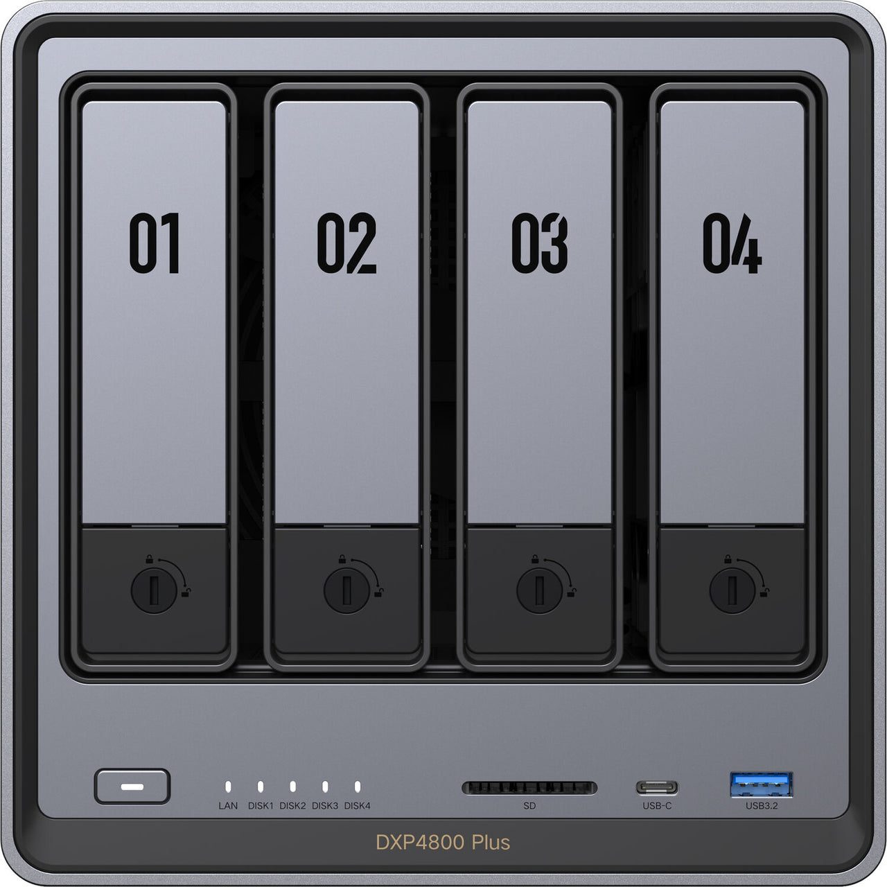 UGREEN NAS DXP4800 Plus 4-Bay Desktop NASync with Western Digital Red Pro Drives
