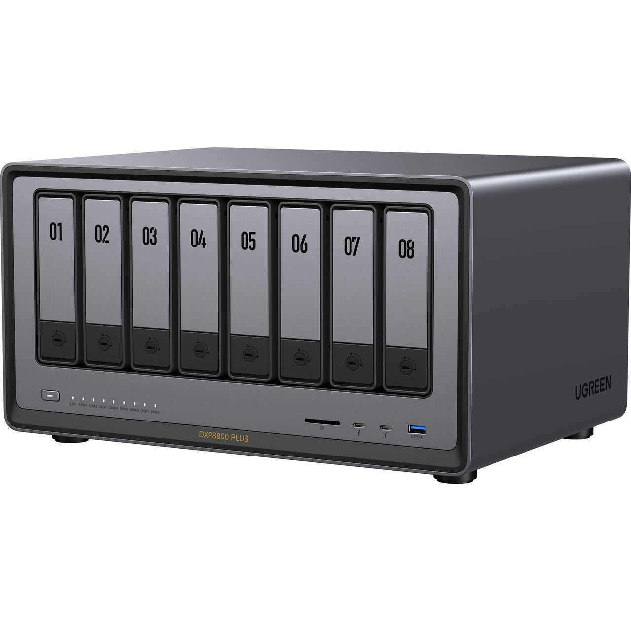 UGREEN NAS DXP8800 Plus 8-Bay Desktop NASync with Western Digital Red Pro Drives
