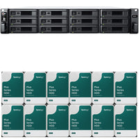Thumbnail for Synology RS2423+ 12-BAY RackStation with FULLY COMPATIBLE ECC RAM, Synology Plus NAS Drives, and Synology Cache (All Configurable)