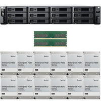 Thumbnail for Synology RS2423+ 12-BAY RackStation with 16GB RAM and 96TB (12 x 8TB) of Synology Enterprise Drives