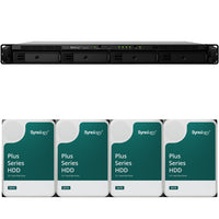 Thumbnail for RS422+ 4-BAY RackStation with 48TB (4 x 12TB) Synology Plus Drives Fully Assembled and Tested