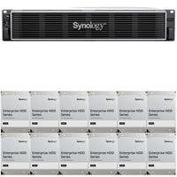 Thumbnail for Synology RS4826xs+ Intel Xeon 12-Bay NAS with Synology ECC RAM, Synology Enterprise Drives, and Synology Cache
