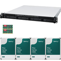 Thumbnail for RS822+ 4-Bay RackStation with 32GB RAM and 16TB (4 x 4TB) of Synology Plus Drives