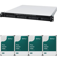 Thumbnail for RS822+ 4-Bay RackStation with 2GB RAM and 64TB (4 x 16TB) of Synology Plus Drives