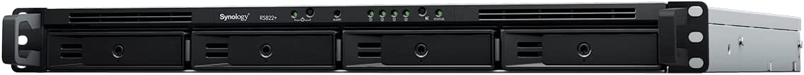 Synology RS822+ RackStation NAS with ECC RAM, Synology Enterprise Drives, and Synology Cache (All Configurable)