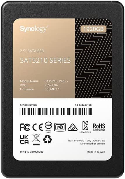Synology SAT5210-1920G 1920GB 2.5" SATA SSD