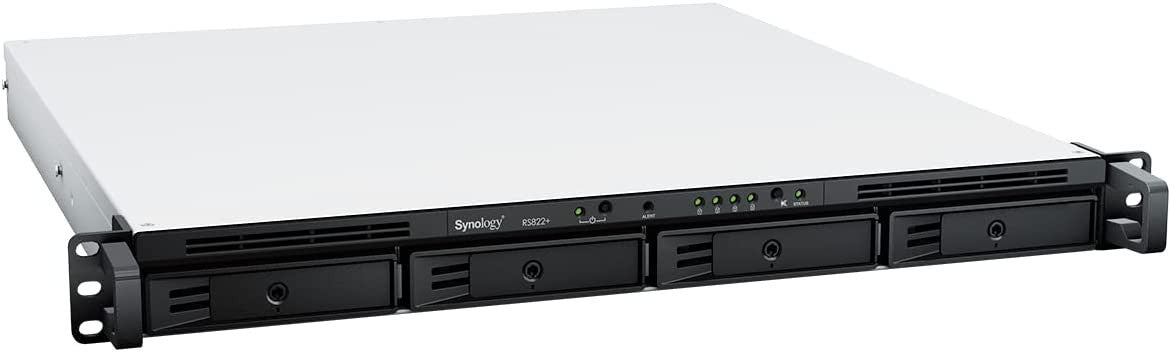 RS822+ 4-Bay RackStation with 16GB RAM and 16TB (4 x 4TB) of Synology Enterprise Drives Fully Assembled and Tested