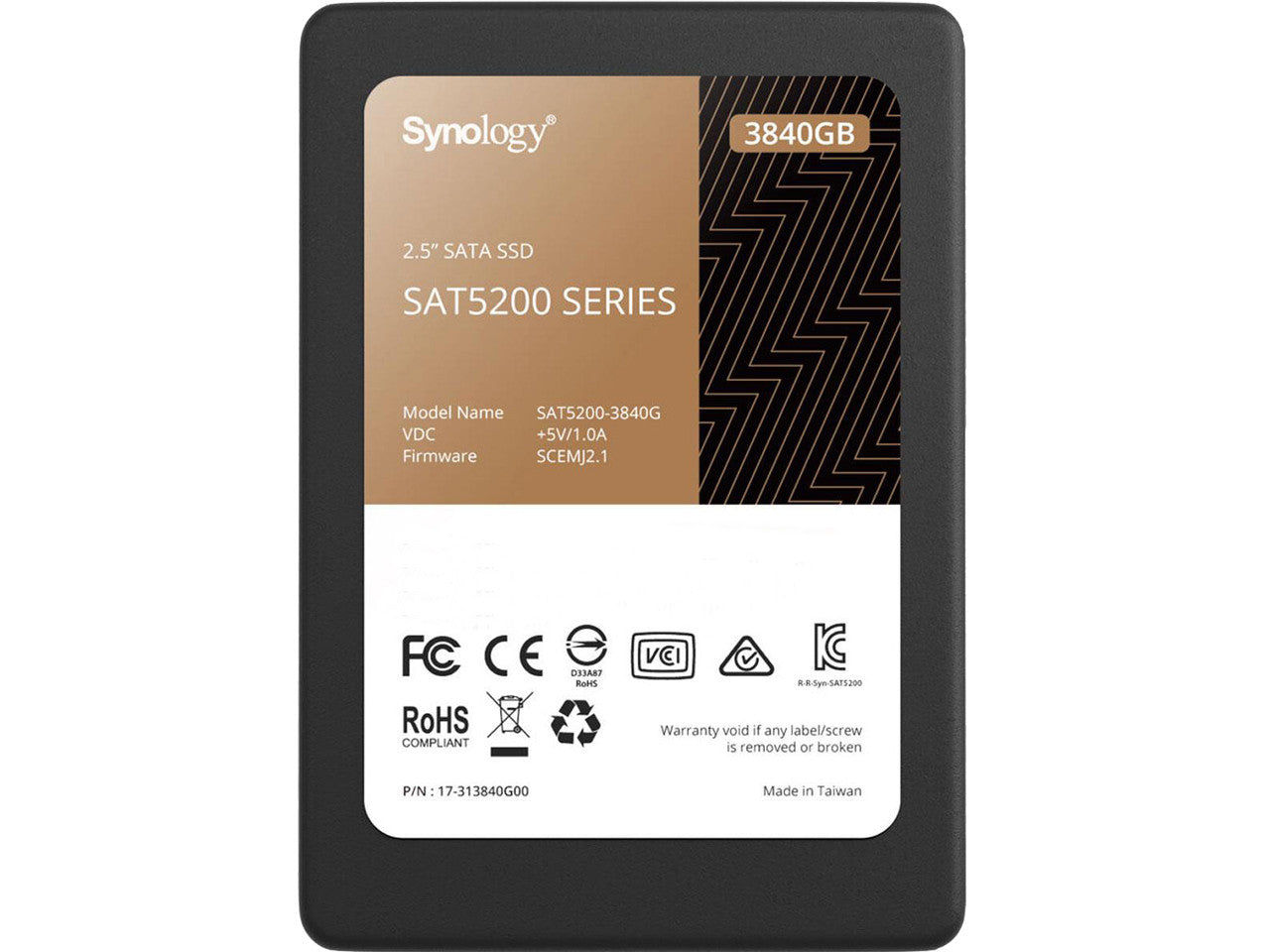 Synology SAT5200-3840G 3840GB 2.5" SATA SSD