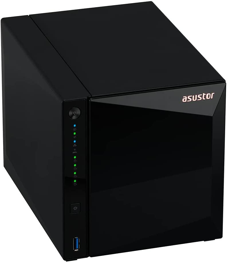 Asustor Drivestor 4 Pro AS3304T 4-Bay NAS with 2GB RAM and 40TB (4 x 10TB) of Western Digital RED Drives Fully Assembled and Tested