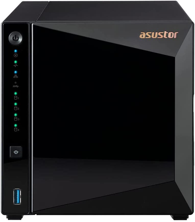 Asustor Drivestor 4 Pro AS3304T 4-Bay NAS with 2GB RAM and 8TB (4 x 2TB) of Western Digital RED Drives Fully Assembled and Tested