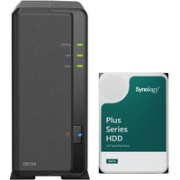 Thumbnail for Synology DS124 1-Bay NAS with 1GB Synology RAM and Synology Plus NAS Drives (Configurable)