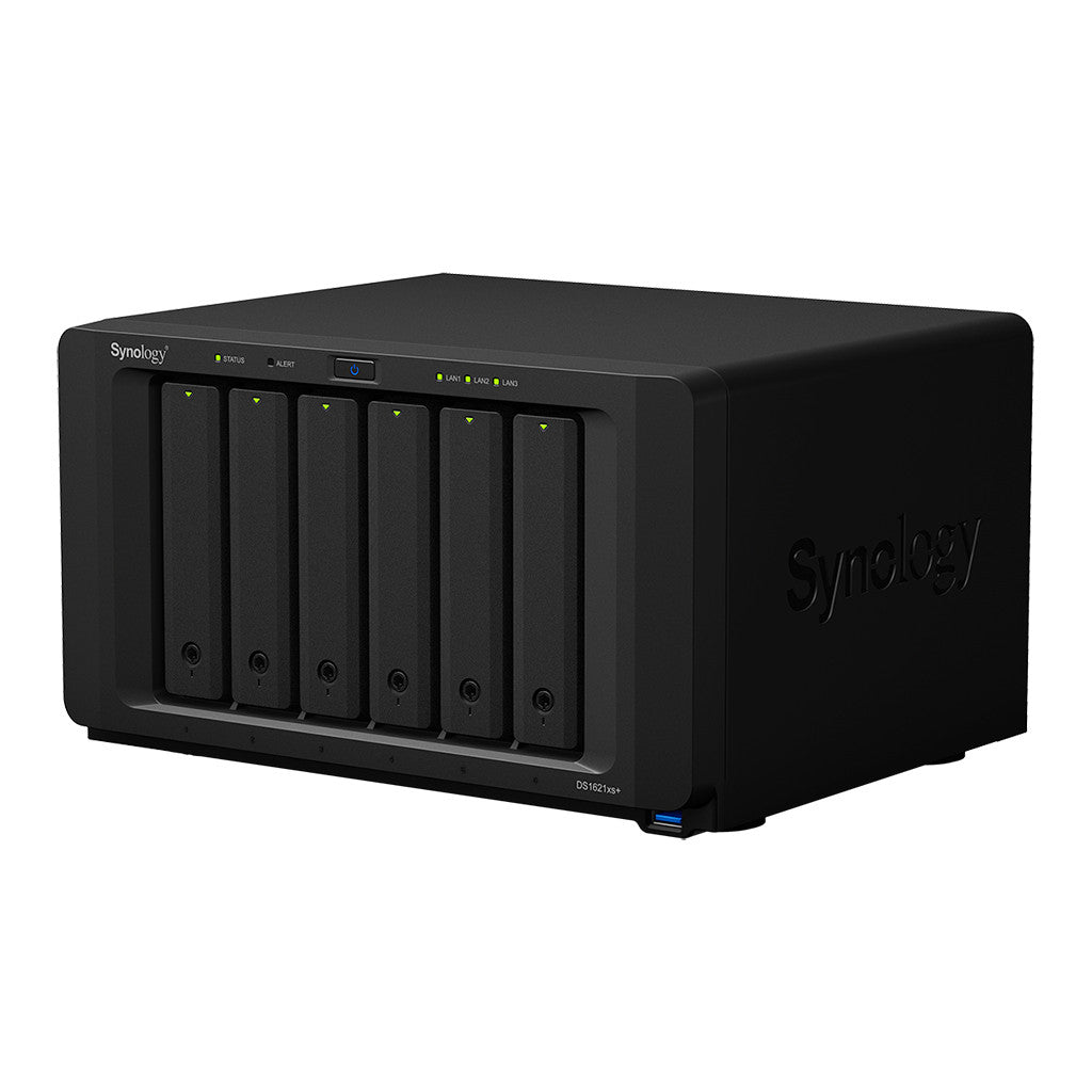 Synology DS1621xs+  6-BAY High Performance DiskStation NAS with 32GB Synology RAM and 72TB (6x12TB) Synology Enterprise Drives Fully Assembled and Tested
