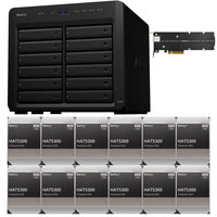 Thumbnail for Synology DS2422+ Quad Core 2.2Ghz 12-Bay NAS with E10M20 10GbE Port and 1.6TB (2x800GB) CACHE, 4GB RAM and 96TB (12 x 8TB) of Synology Enterprise Drives